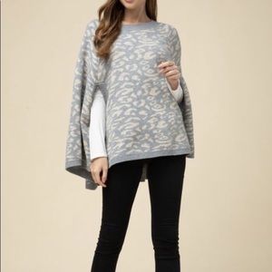 NWT Entro Leopard cape